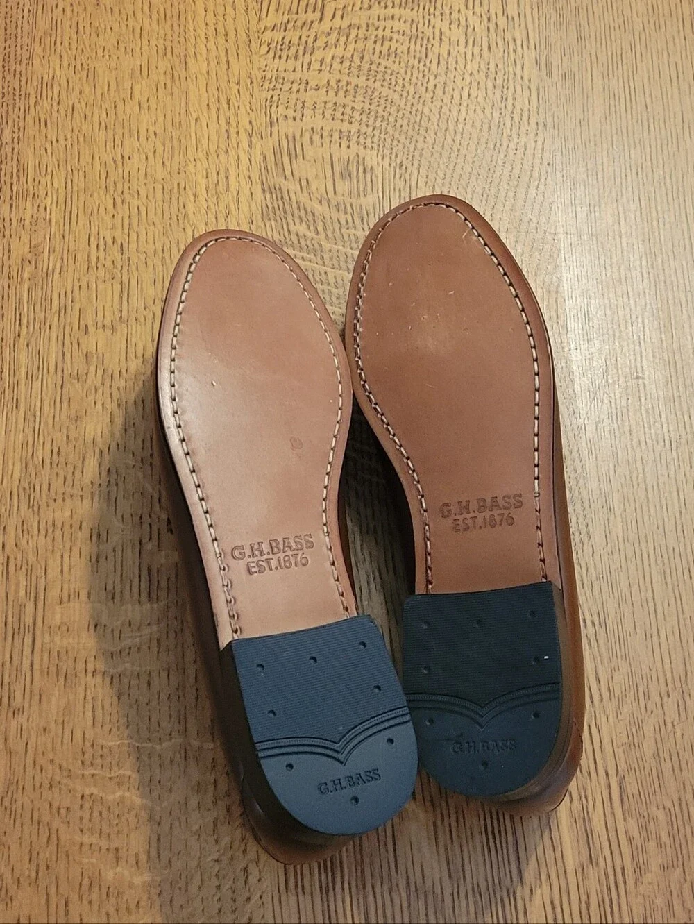 G. H Bass Weejuns Whitney Penny Loafers - Congac